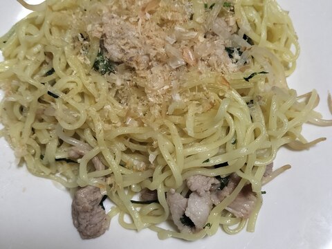 春菊の塩焼きそば